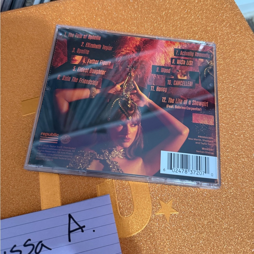 The Life of a Showgirl CD + Hand Signed Photo #1 - Picture 5 of 6